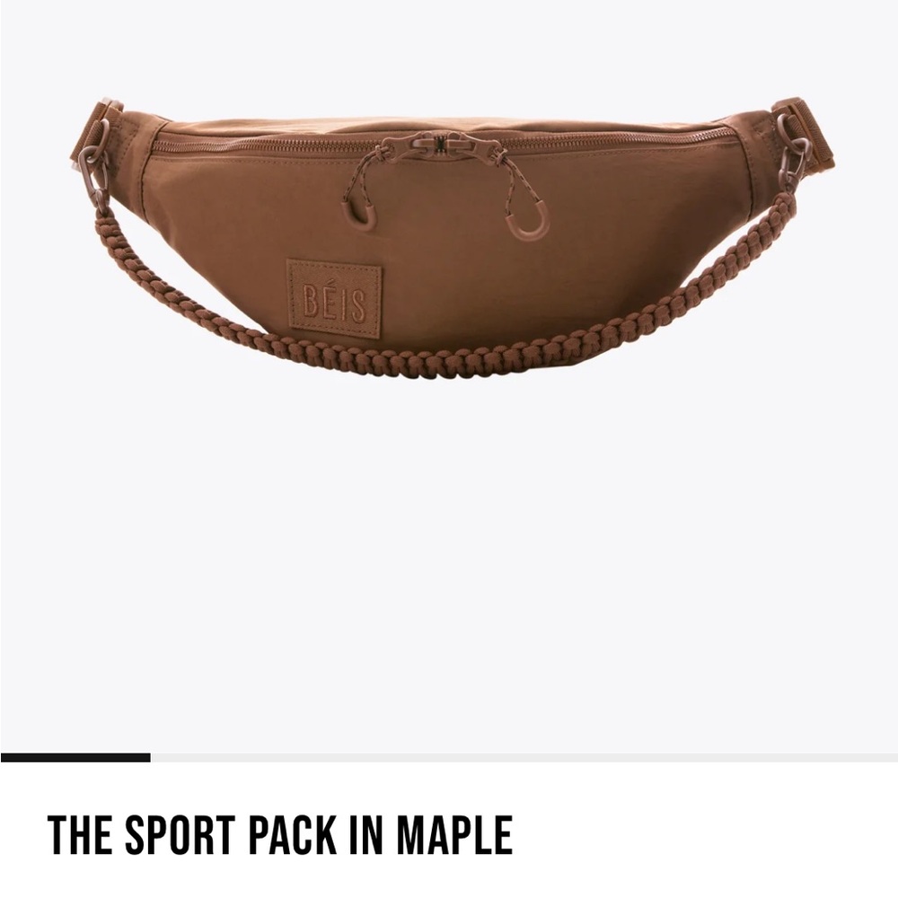 BEIS Maple Sport Pack with Braided Strap
